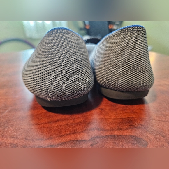 Rothys point toe flats black and white size 8 like new - Picture 6 of 11